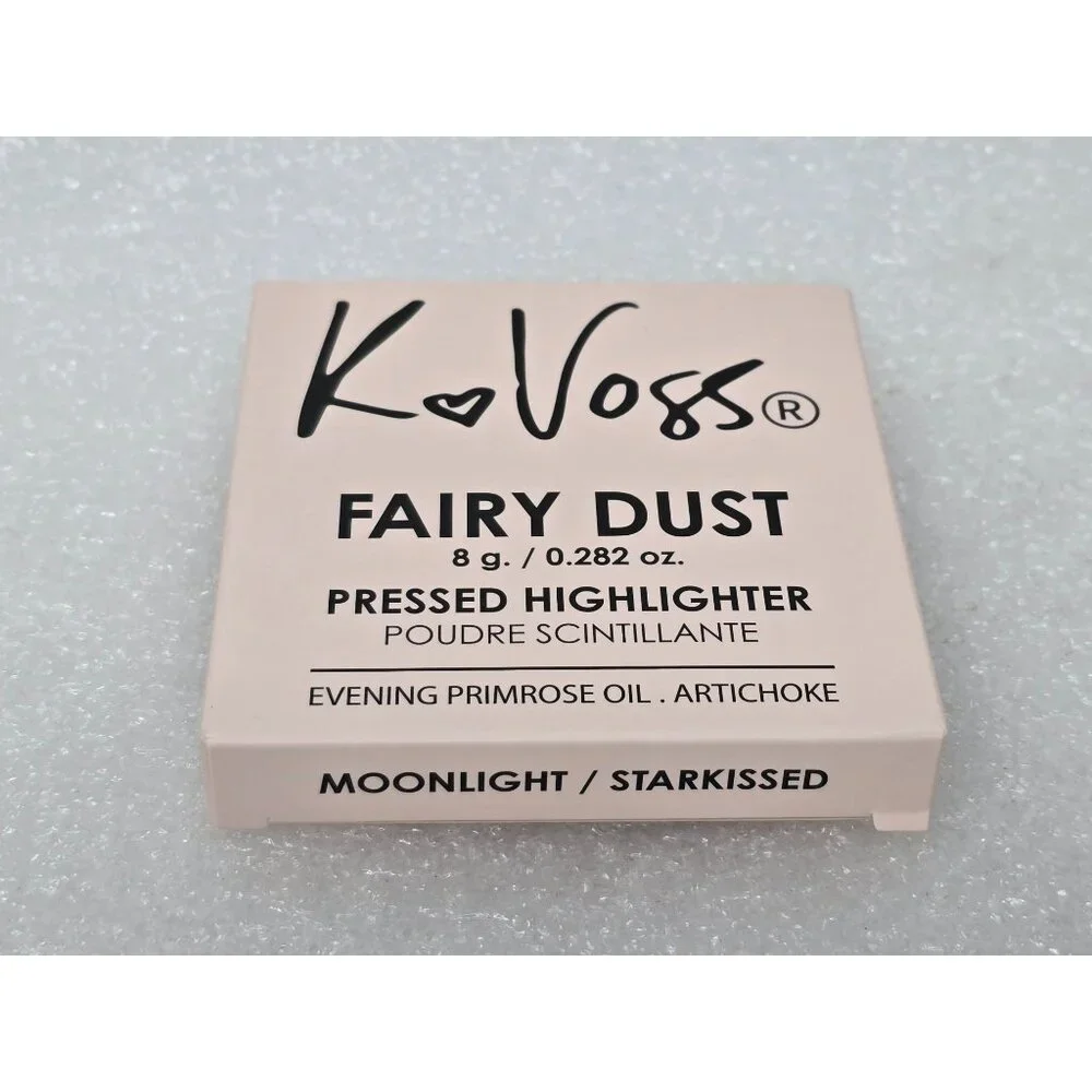 K Voss Fairy Dust Pressed Highlighter Moonlight / Starkissed 8g Cosmetic Makeup